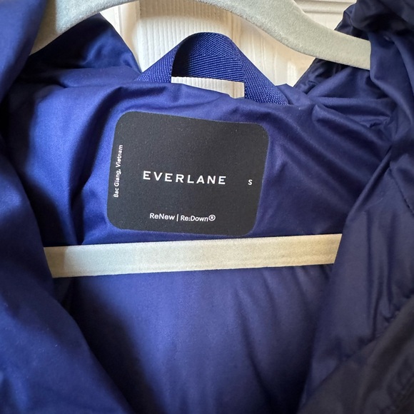Everlane ReNew ReDown Cobalt Blue Jacket - Picture 3 of 3